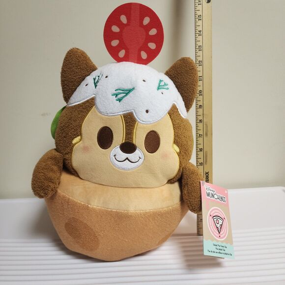 Disney Munchlings Chip 'n Dale Falafel Pita Pocket Chip Street Food Plush - Picture 2 of 12